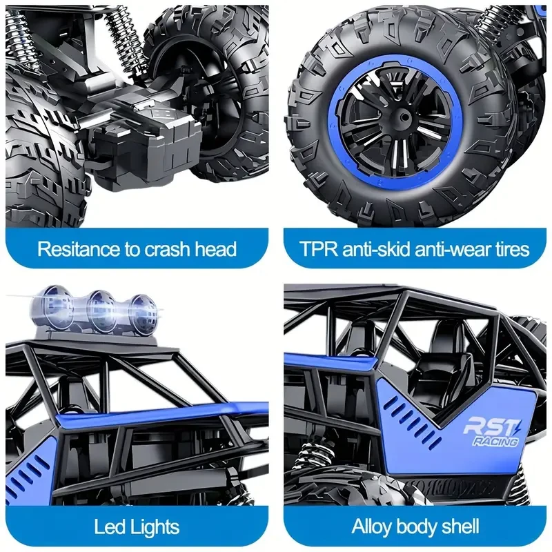 Alloy Remote Control Off-Road Vehicle - Perfect Halloween and Christmas Gift for Kids