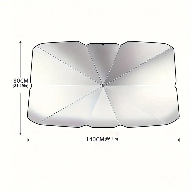 Foldable Car Windshield Sunshade - Protect Your Car From The Sun