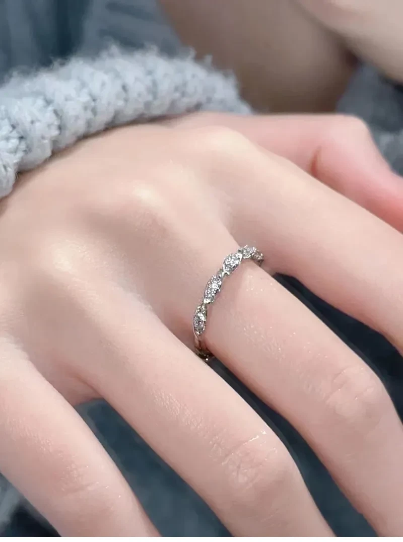 Sterling Silver Winding Love Ring