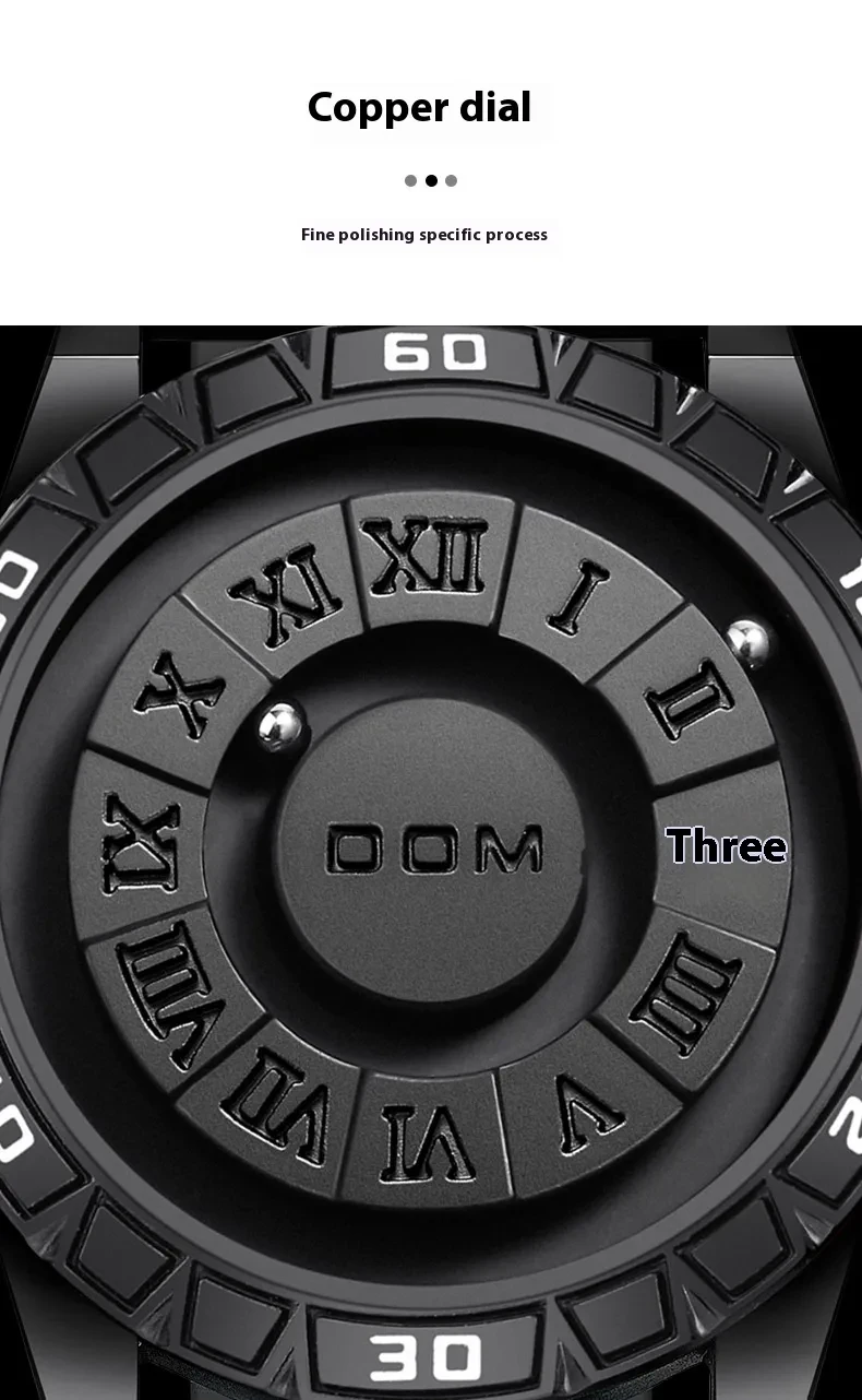 Magnetic Suspension Waterproof Watch