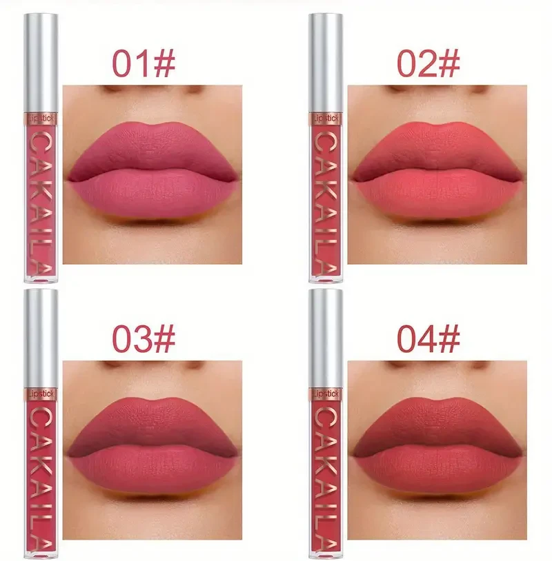 6Pcs Matte Liquid Lipstick Set