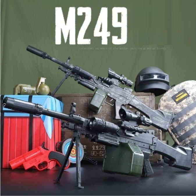 New M249 Fast Machine Gun Gel blaster Adult Type