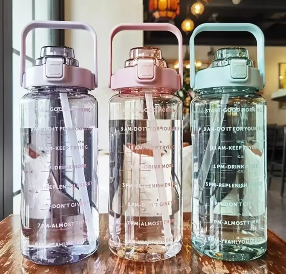 2L Straw Water Bottle