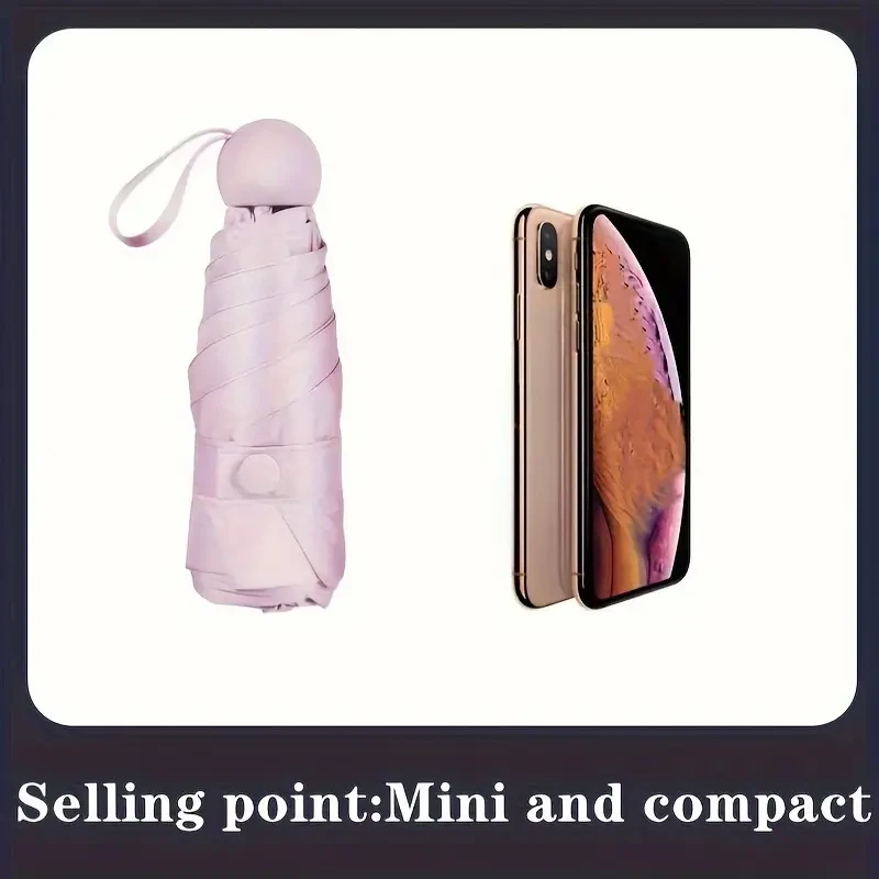 Folding Portable Mini Pocket Umbrella,