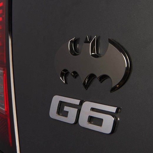 Fan Emblems DC Batman 3D Batwing Decal (Black)