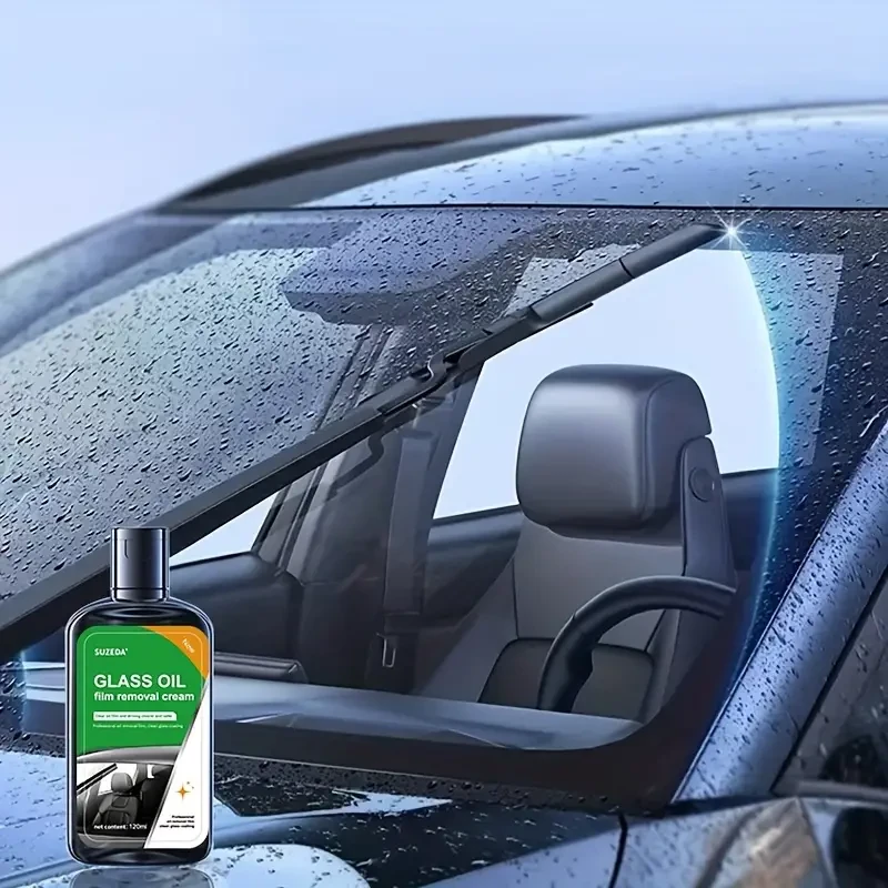 Windshield Cleaner & Oil Film Remover - Streak-Free Glass Cleaner