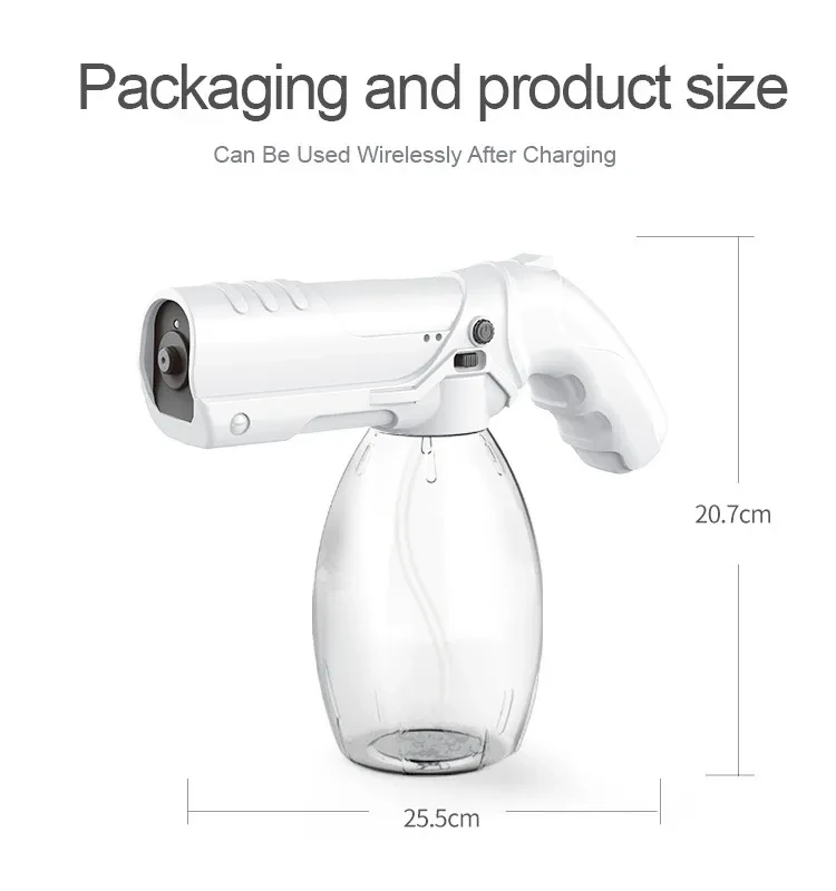 Portable Wireless Nano Atomizing Spray Gun
