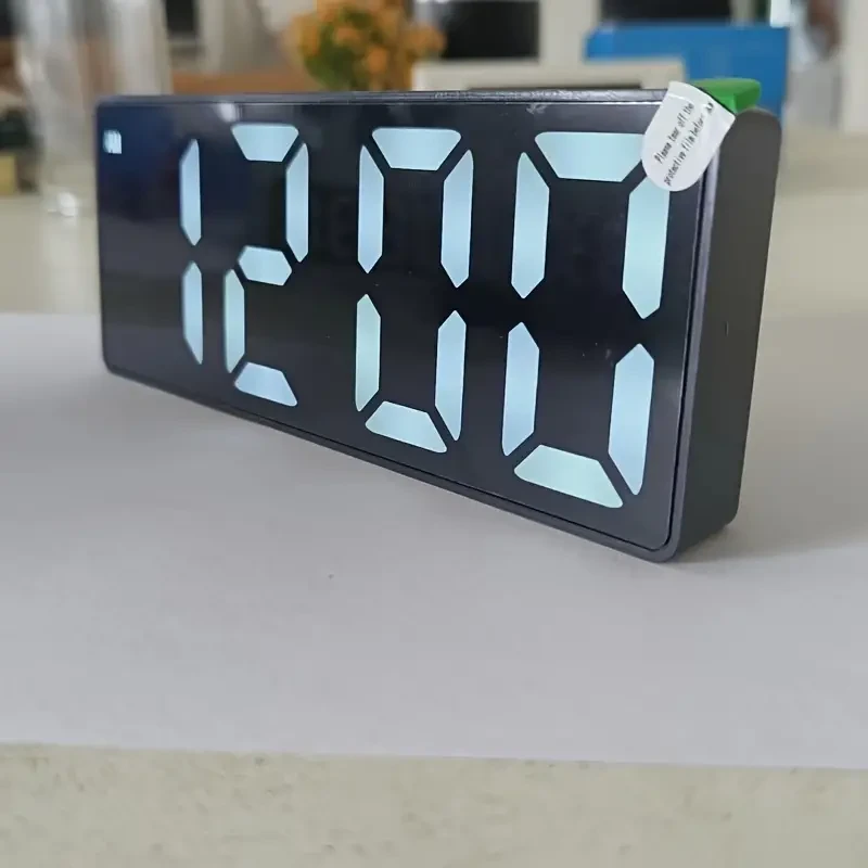 Sleek LED Digital Alarm Clock with Temperature Display