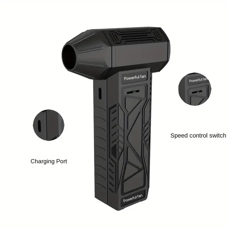 130,000 Turns High-Speed Turbo Handheld Camping Fan