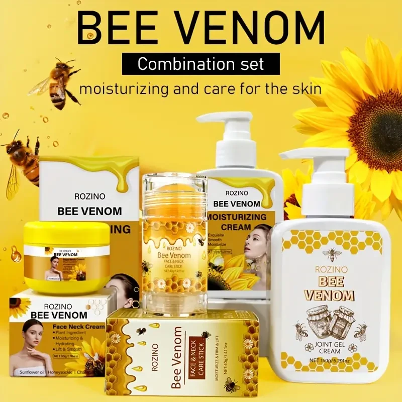 ROZINO Bee Venom Skincare Combo Set - Hydrating & Firming