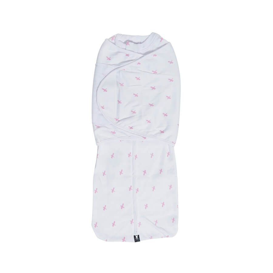 Dreamswaddle Baby Sleep Wrap | Pink Cross