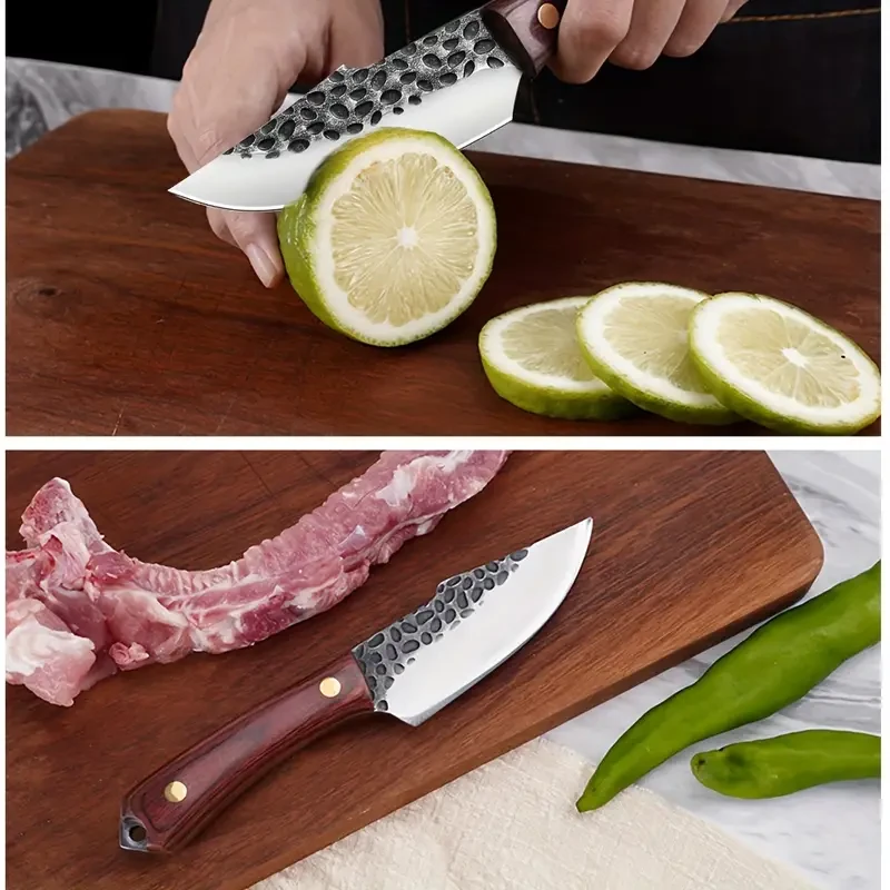 Professional Chef's Knife Set - High-Carbon Steel