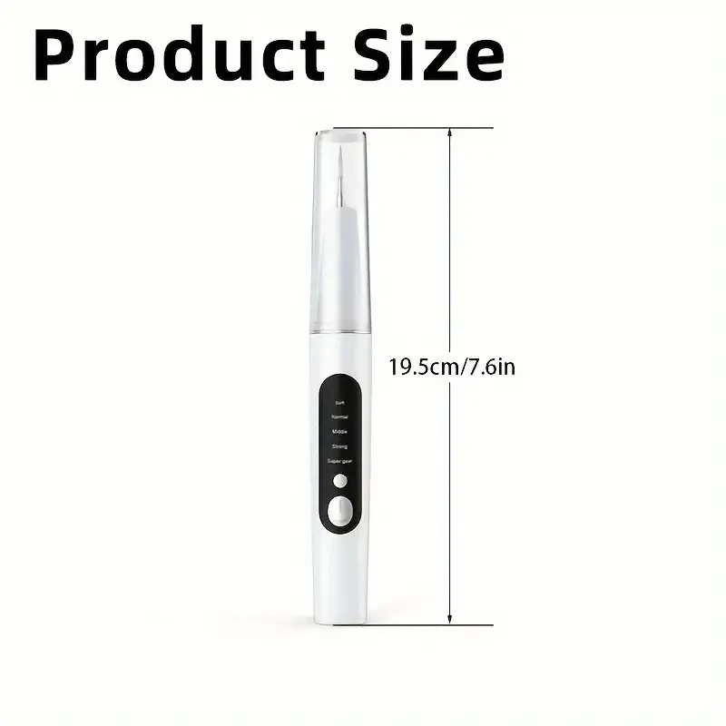 1pc Pet Electric Tooth Cleaner, 4 Modes to Remove Tooth Stains and Stones, 2 Cleaning Heads, USB Rechargeable Tooth Cleaner, Dental Care Tool, Dog Teeth Cleaning, Oral Cleaner with Light