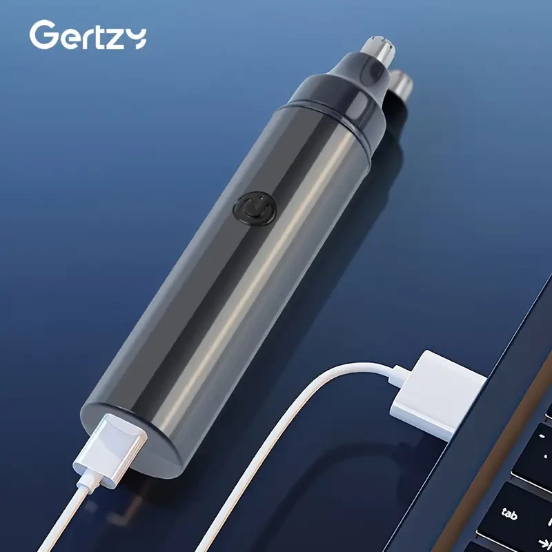 GERTZY Ear And Nose Hair Trimmer For Men Rechargeable - USB Electric Nose Hair Trimmer For Women - Painless Eyebrow Facial Hair Removal Nose Clipper