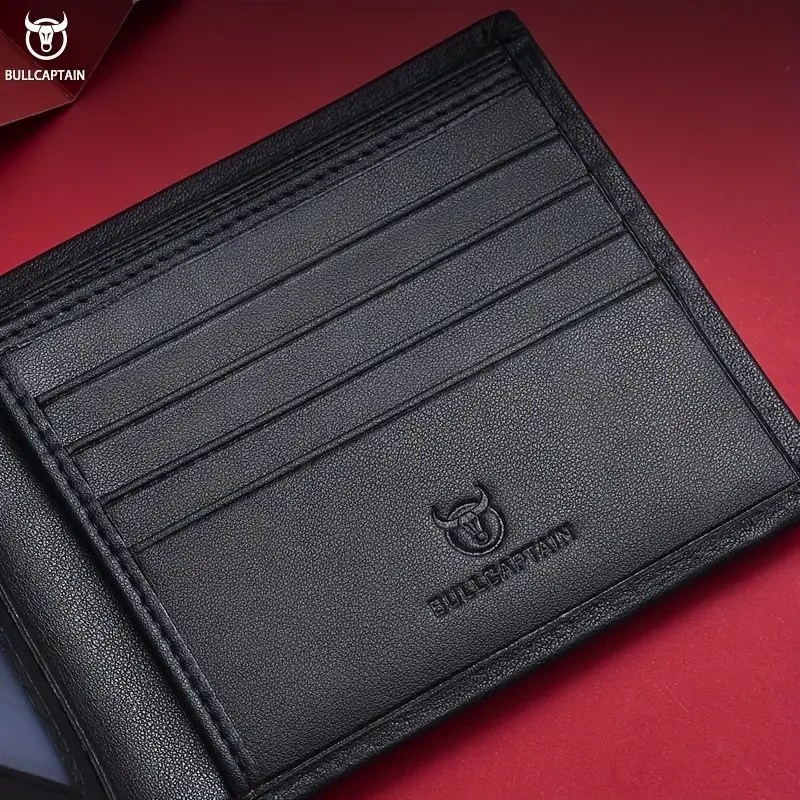 Luxury Genuine Leather Mens Wallet - RFID Protected