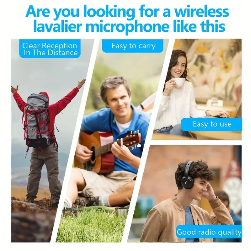 ProAudio Wireless Lavalier Microphone Clip