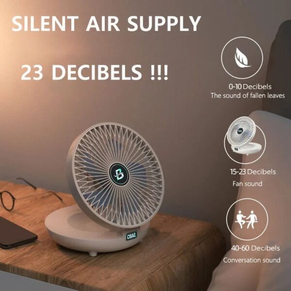 Wall Mounted Portable Mini Fan