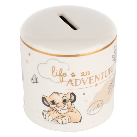 Simba : Money Bank Ceramic 'Life's An Adventure'