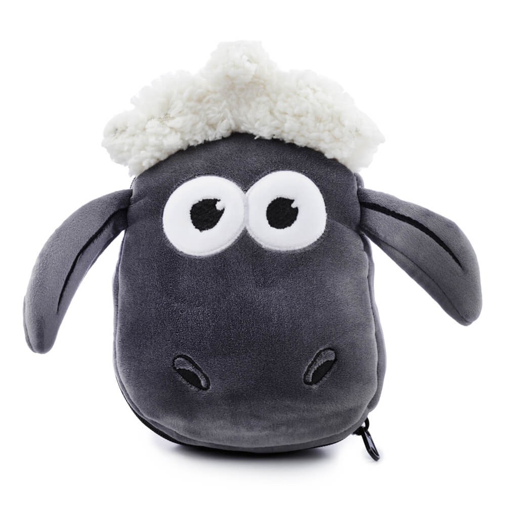 Relaxeazzz Shaum The Sheep Travel Pillow & Eye Mask Set
