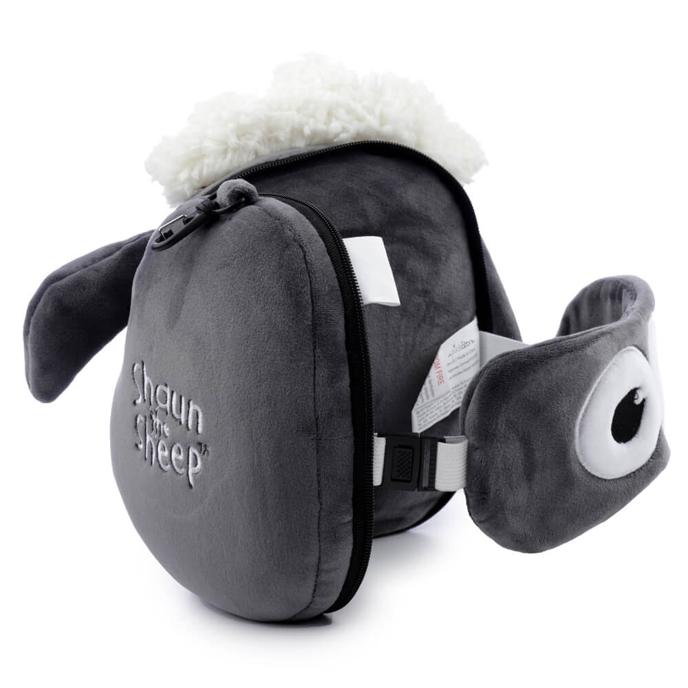 Relaxeazzz Shaum The Sheep Travel Pillow & Eye Mask Set