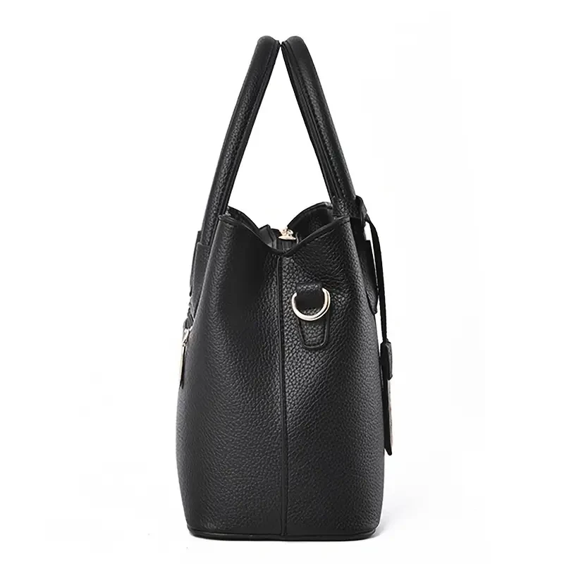 Elegant Solid Color Handbag
