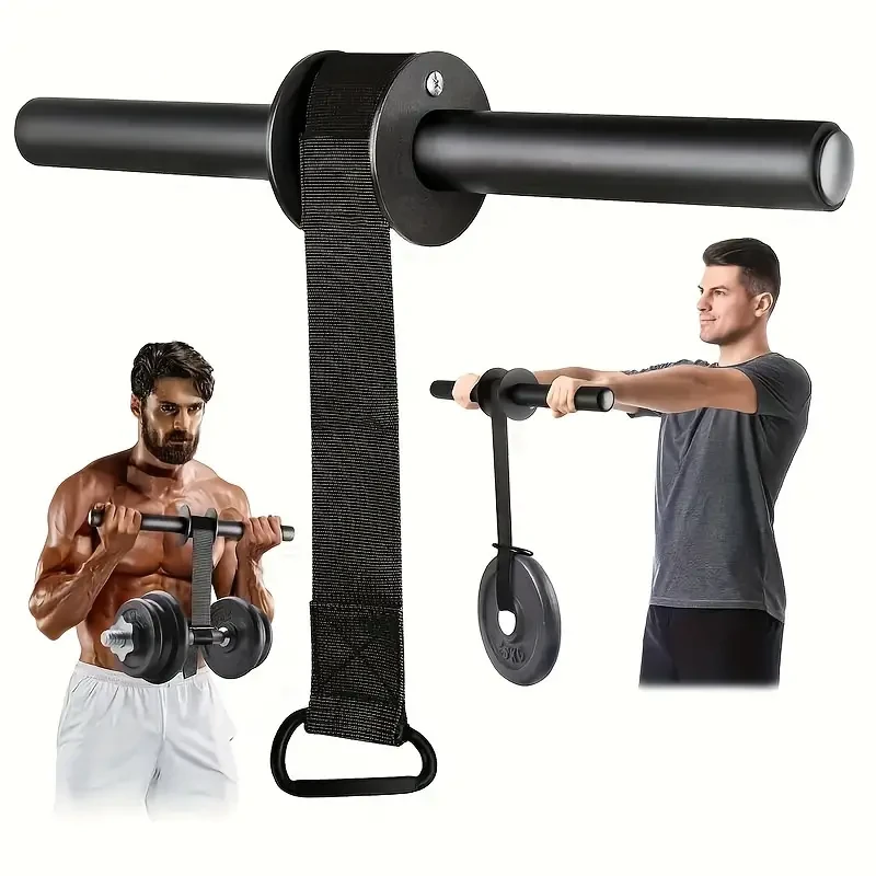 Iron Wrist and Forearm Strengthener - Muscle Training Bar