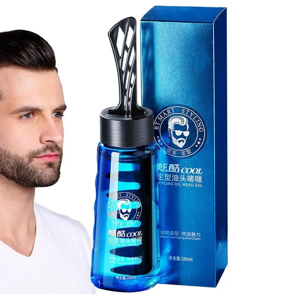 Quick-drying Styling Oil Hair Gel For Men