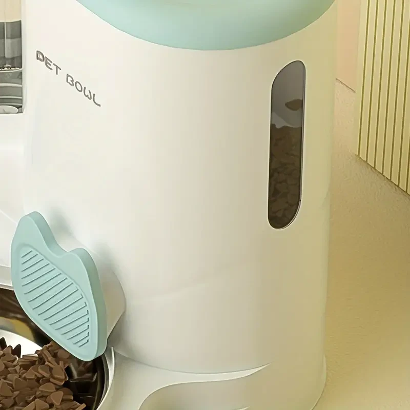 Automatic Cat Water Fountain and Food Dispenser