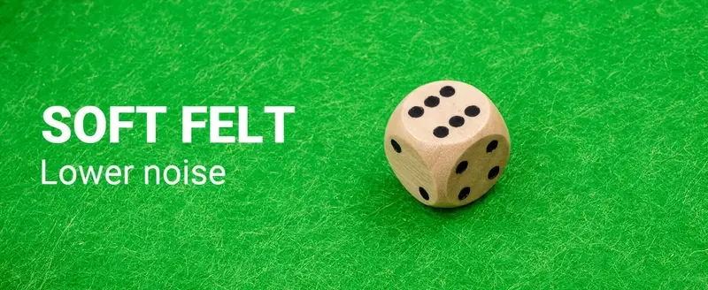 The Box Dice Game For 2-4 Players, 4-Sided Large Wooden Board Game