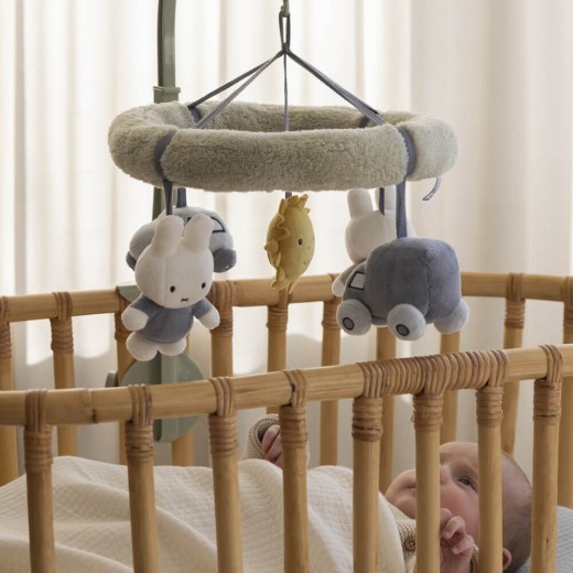 Miffy Fluffy Musical Mobile Blue/Green
