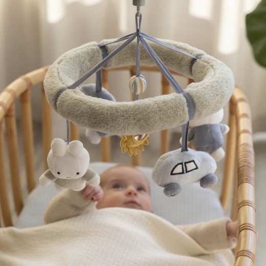 Miffy Fluffy Musical Mobile Blue/Green