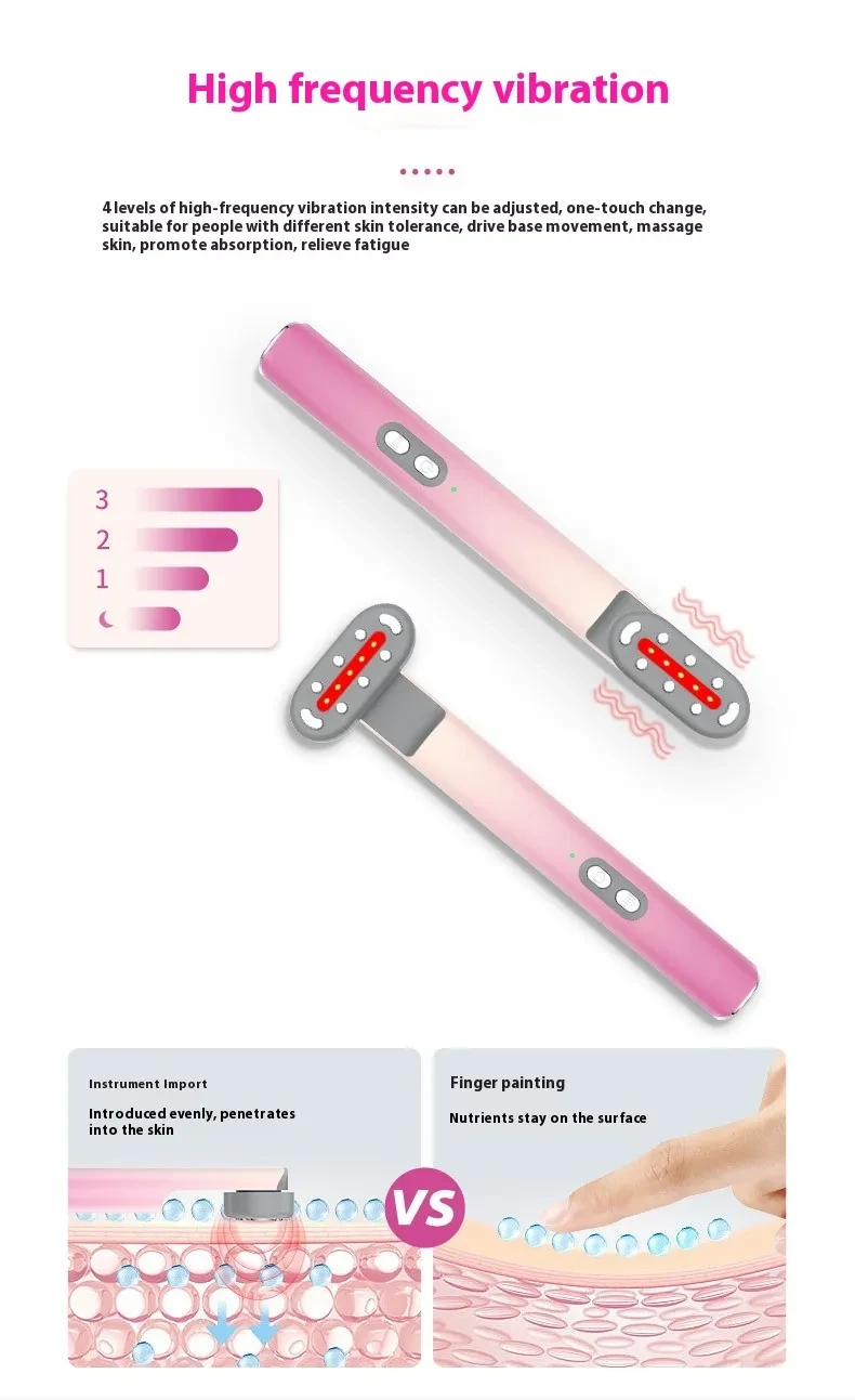 Micro-current Heating Vibration 360 Degrees Rotating Eye Instrument