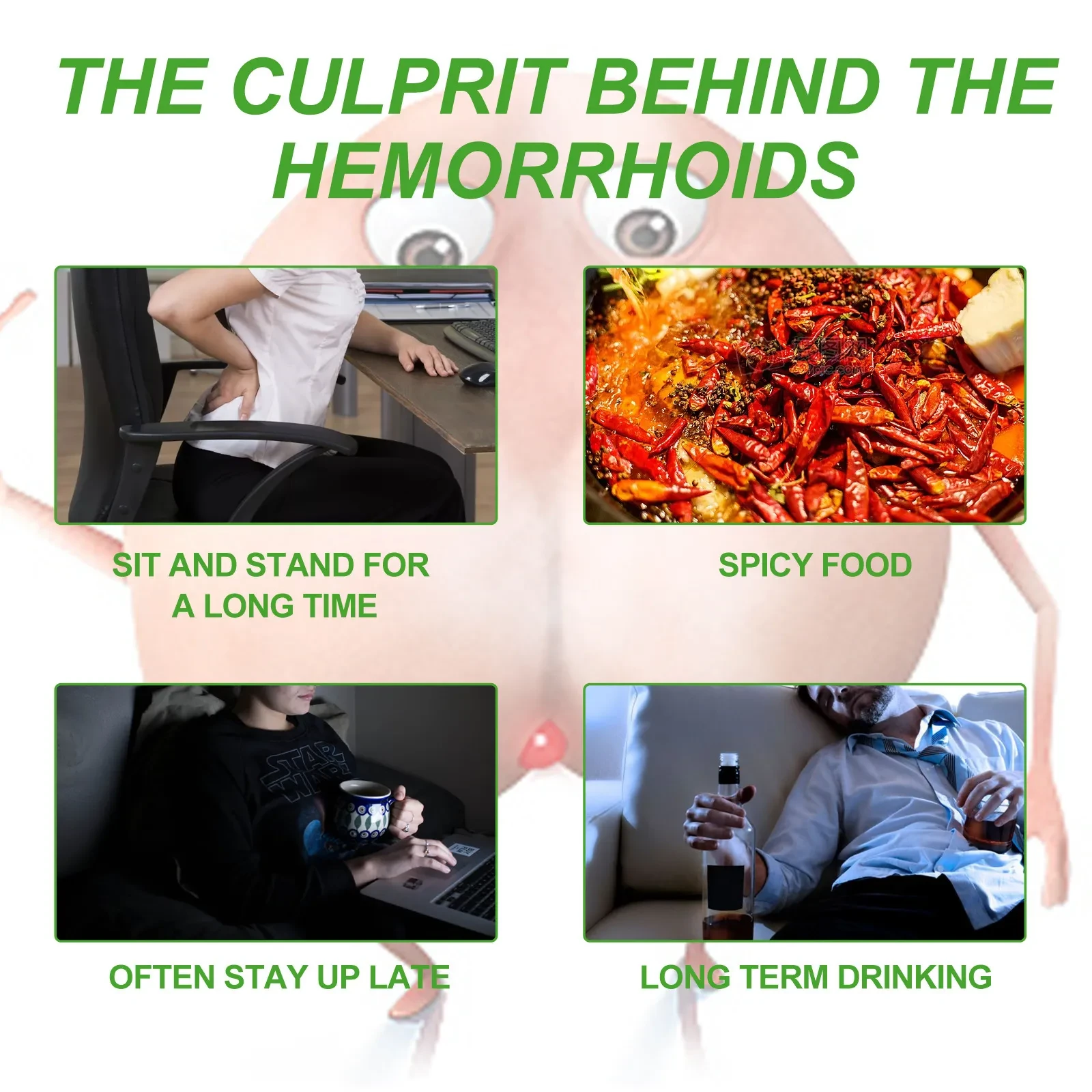 Relieve Perianal Itching And Pain Hemorrhoids