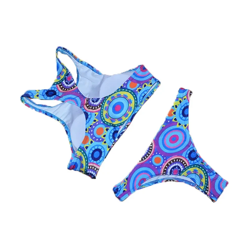 New Low Waist Triangle Bikinis High Neck Brazilian Swimwear Swimsuit Swimsuit Bikini Set Brazilian Beachwear Biquini