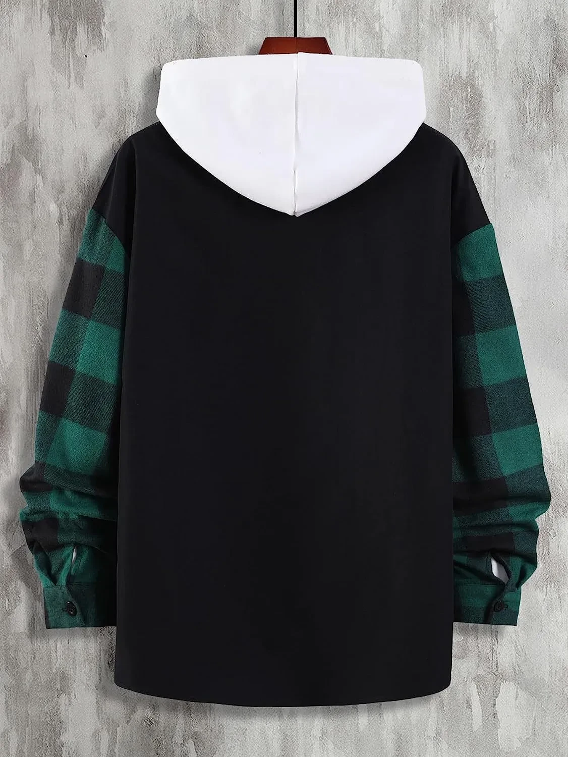 Autumn New Plaid Colorblock Long Sleeve