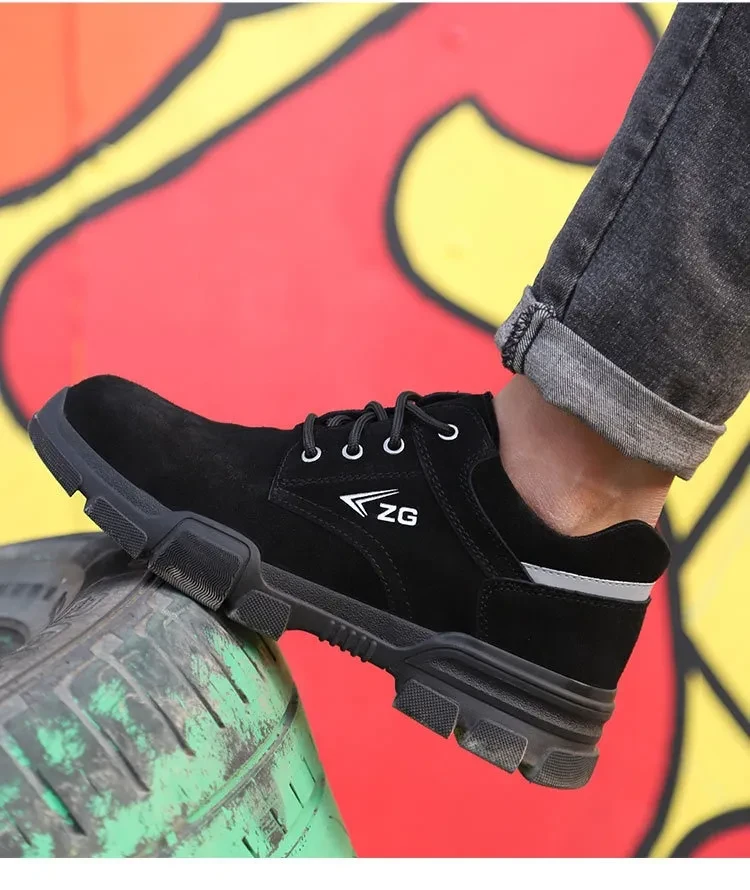 Safety Shoes Genuine Leather Wear-resisting