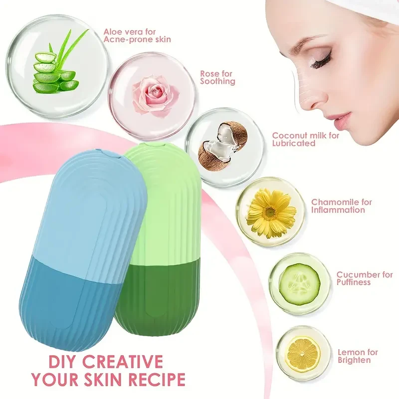 Silicone Facial Ice Roller for All Skin Types