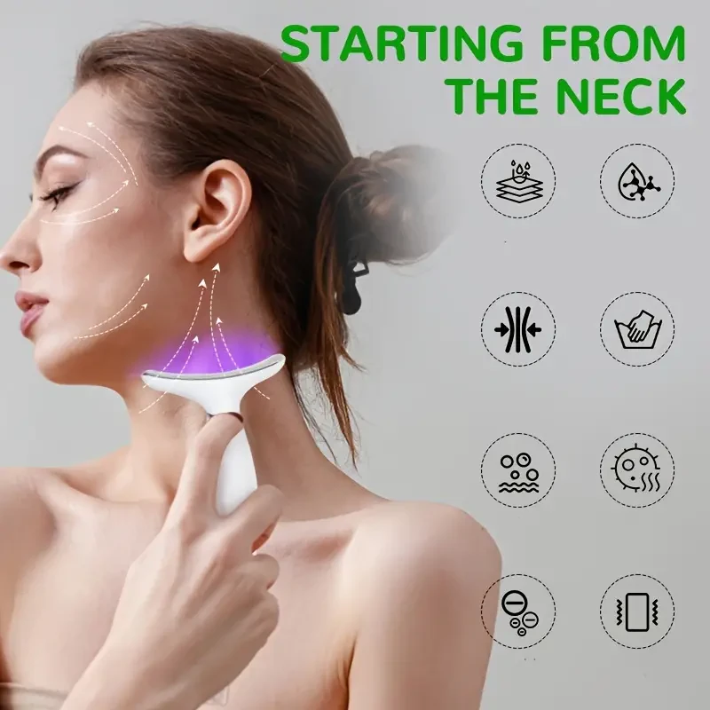 7-Color LED & Heated Facial Massager