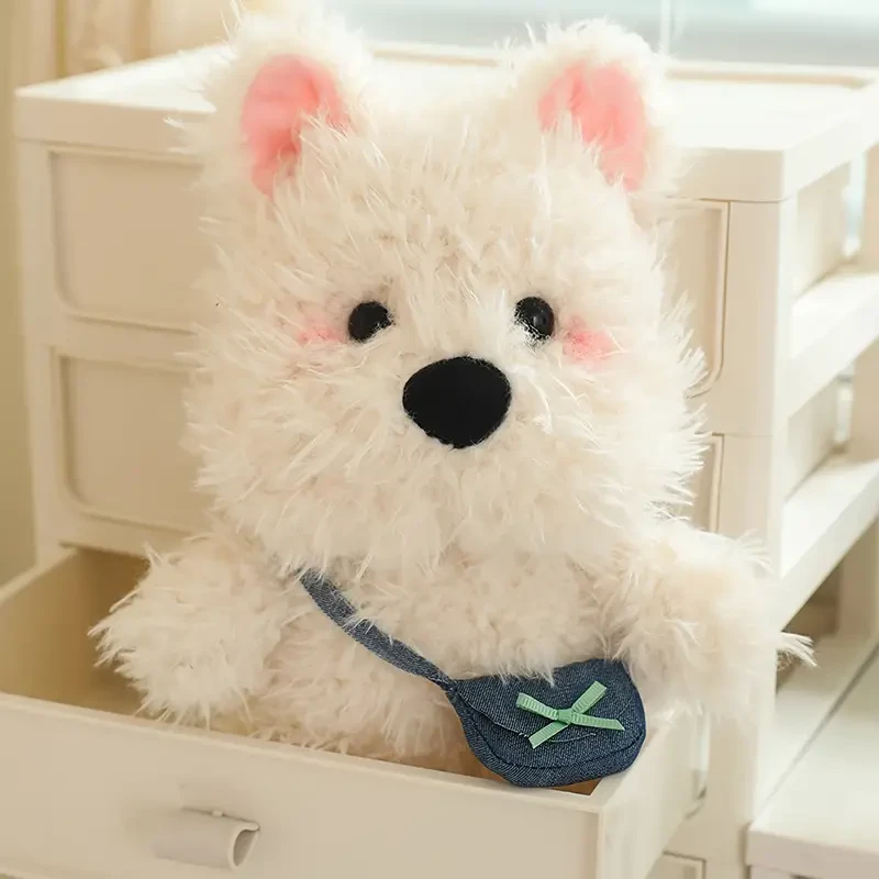 Anime-Themed Cute West Highland Terrier Plush Toys