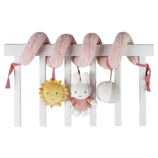 Miffy Fluffy Spiral Toy Pink