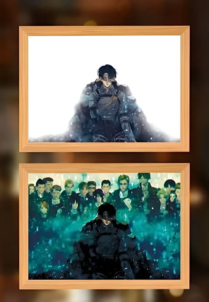 Attack on Titan Night Light Frame