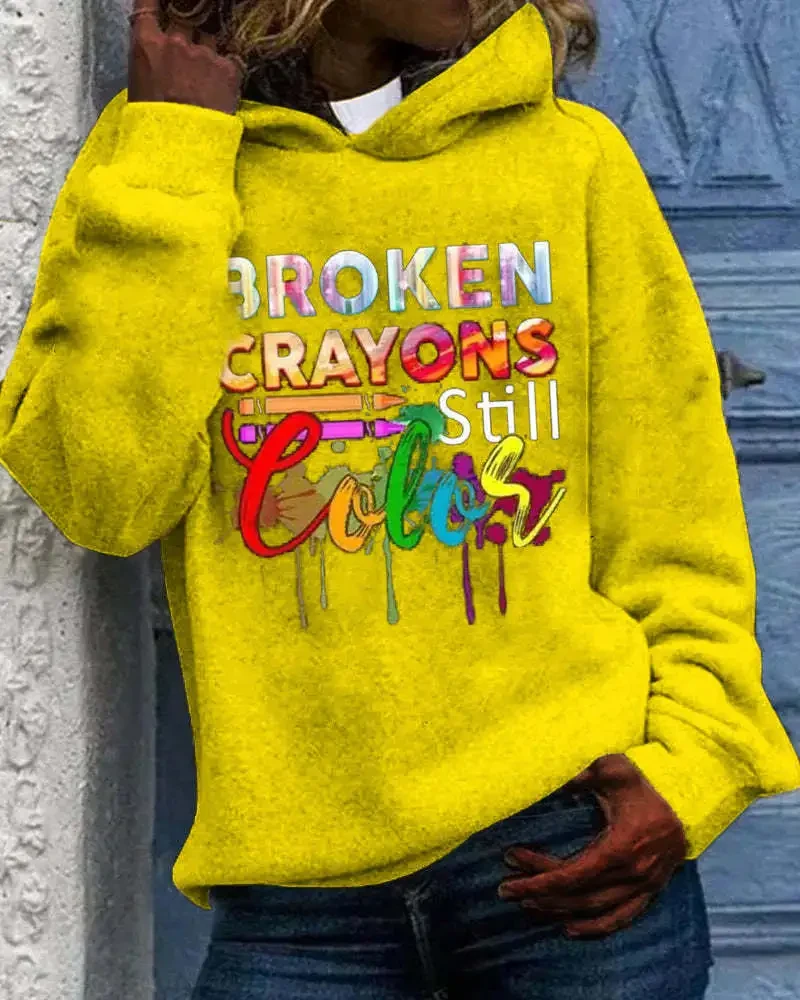 Hooded Autumn Winter Sweater