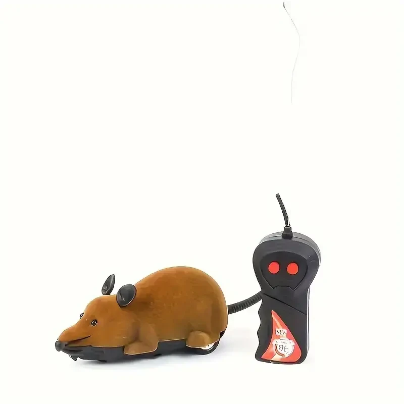 Wireless Remote Control Rat Prank Toy, Realistic Cat Teaser
