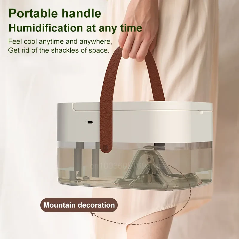 Humidifier Spray Fan Portable Fan Air Cooler Air Humidifier USB Mist Fan Desktop Fan With Night Light For Summer Home Appliance