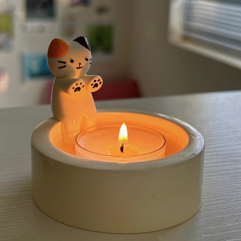 Whiskered Wonders Aromatherapy Candle Holder