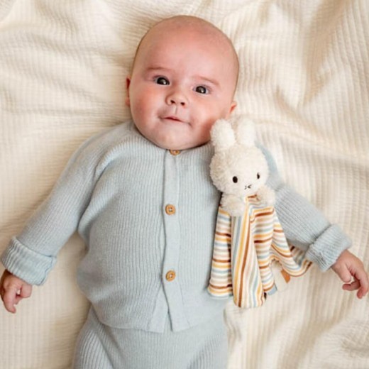 Miffy Vintage Stripes Cuddle Blanket