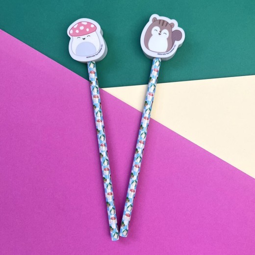Squishmallows Cottage Collection Pencil & Eraser Toppers