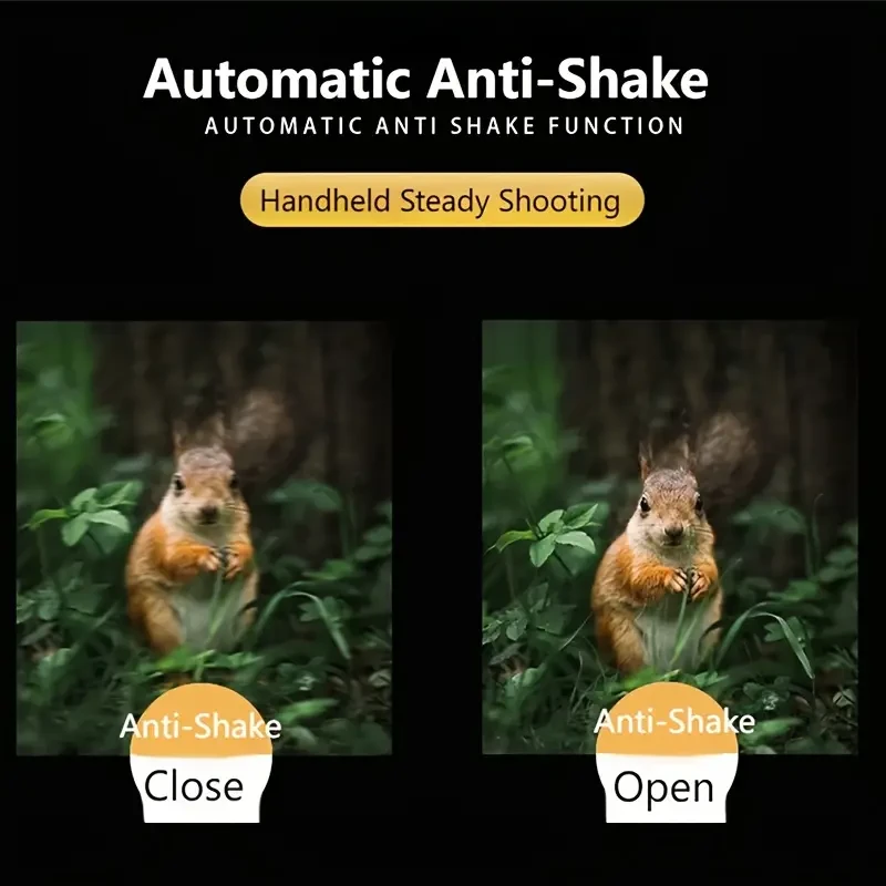 NVC200 Portable 5K Ultra Clear Camera, 50x Digital Zoom SLR Camera, 64G Memory Card Included, Night Vision Monocular Camera, 4.5h Extra Long Battery Life, Built-in Battery, Christmas, Halloween Gift