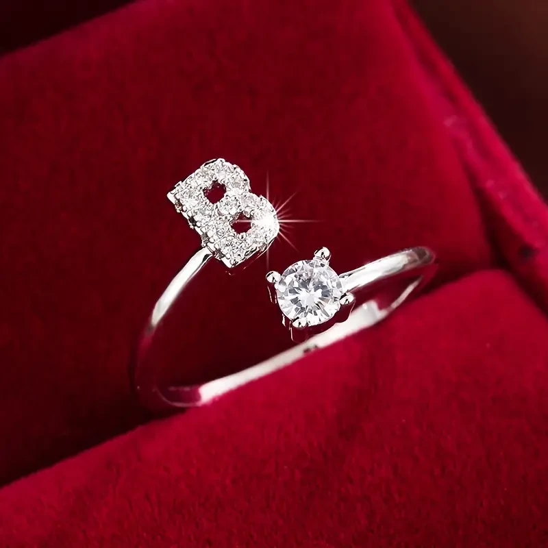 Trendy Alphabet Wrap Ring