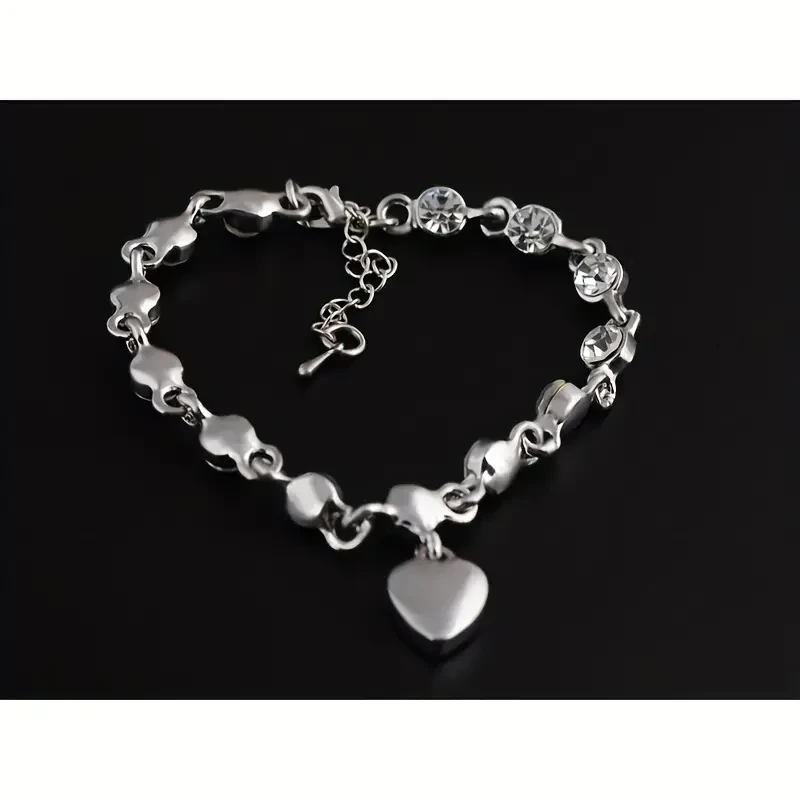 Radiant Heart Of Ocean Rhinestone Bracelet -